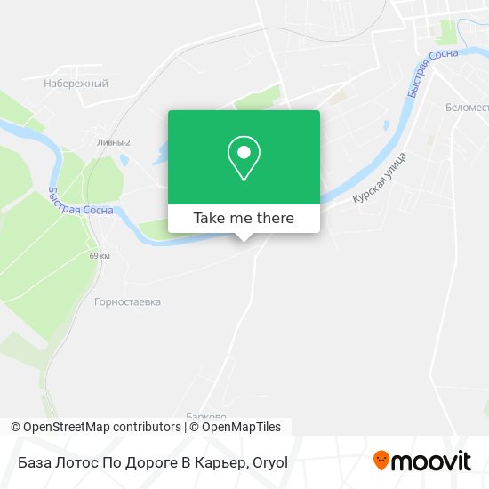 База Лотос По Дороге В Карьер map