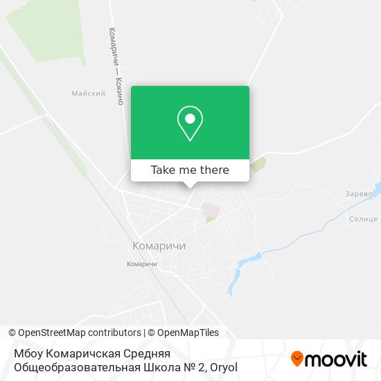 Мбоу Комаричская Средняя Общеобразовательная Школа № 2 map