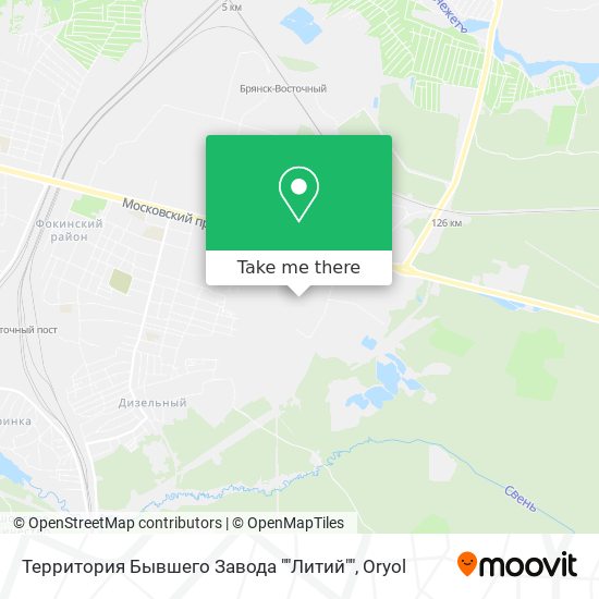 Территория Бывшего Завода ""Литий"" map