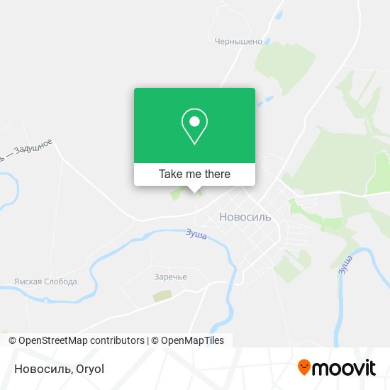 Новосиль map