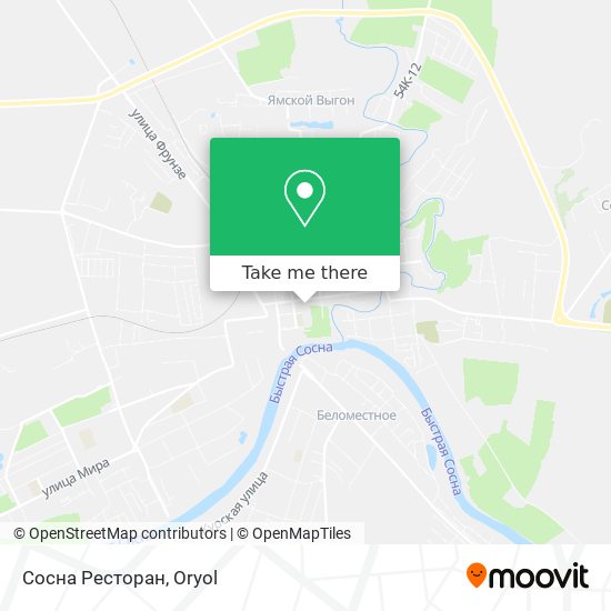Сосна Ресторан map