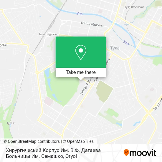 Хирургический Корпус Им. В.Ф. Дагаева Больницы Им. Семашко map