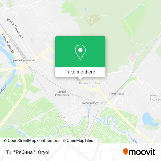 Тц ""Рябина"" map