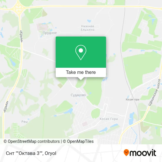 Снт ""Октава 3"" map