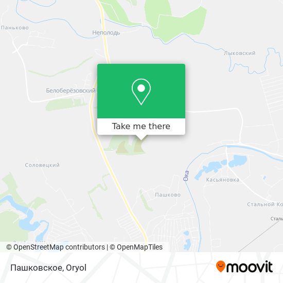 Пашковское map