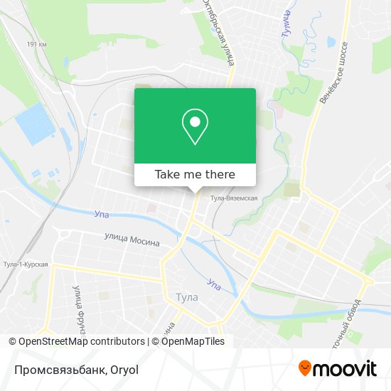 Промсвязьбанк map