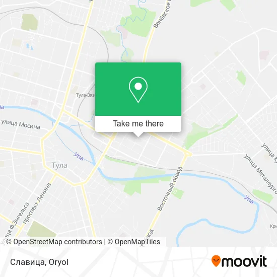 Славица map