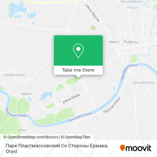 Парк Пластмассовский Со Стороны Ермака map