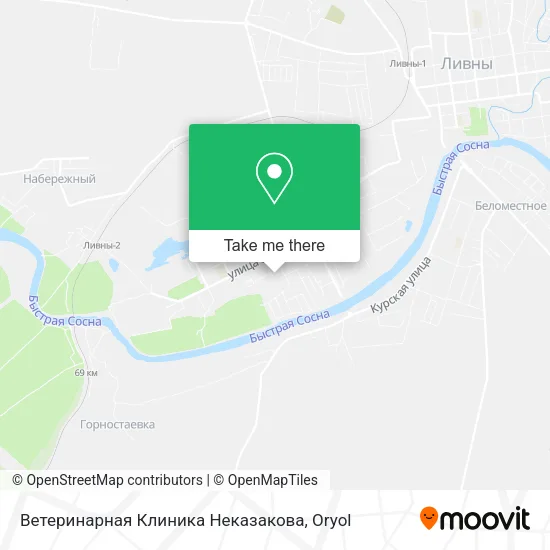 Ветеринарная Клиника Неказакова map
