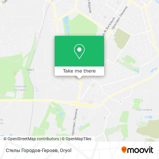 Стелы Городов-Героев map