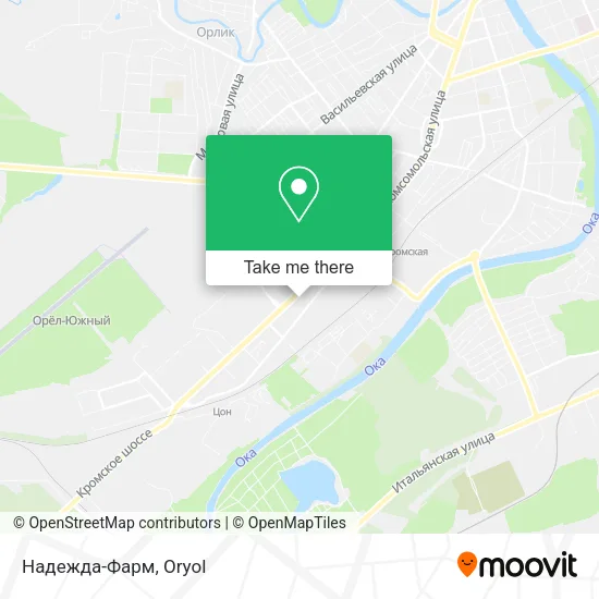 Надежда-Фарм map