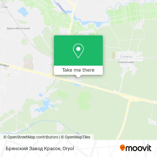 Брянский Завод Красок map