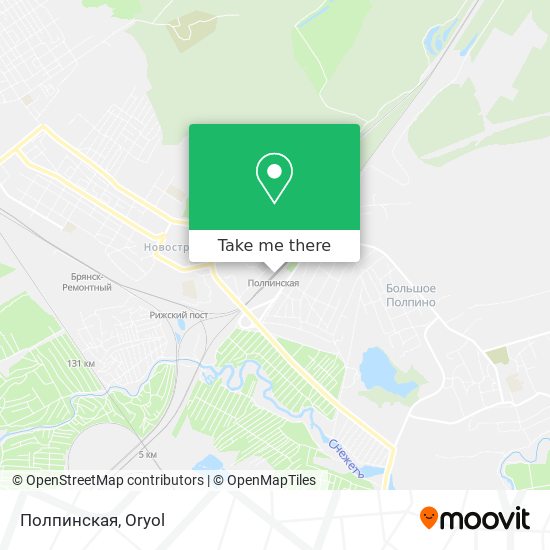 Полпинская map