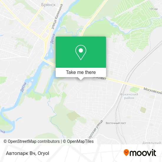 Автопарк Вч map