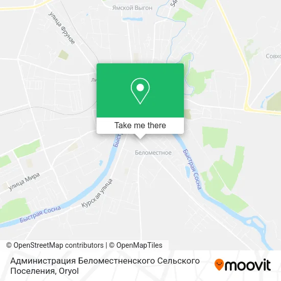 Администрация Беломестненского Сельского Поселения map