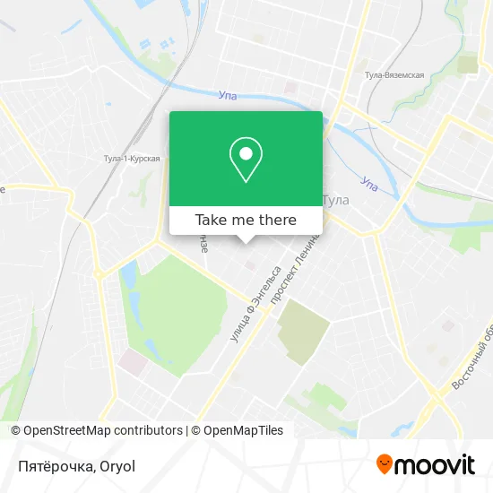 Пятёрочка map