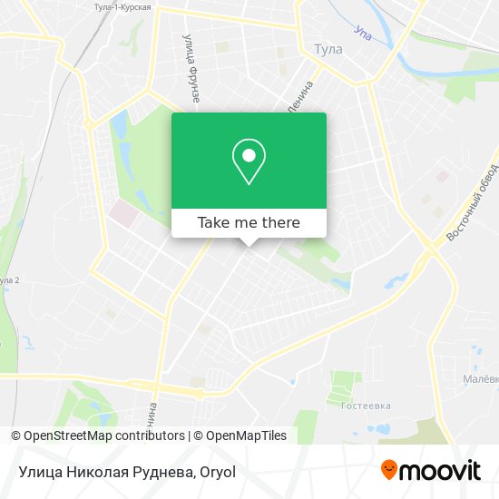 Улица Николая Руднева map