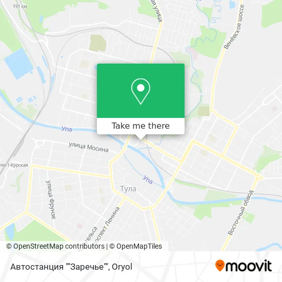 Автостанция ""Заречье"" map