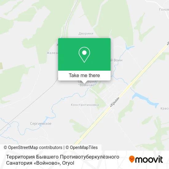 Территория Бывшего Противотуберкулёзного Санатория «Войново» map