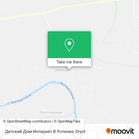 Детский Дом-Интернат В Успенке map