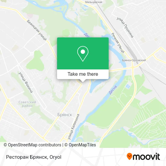 Ресторан Брянск map