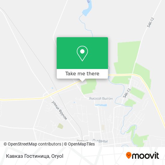 Кавказ Гостиница map