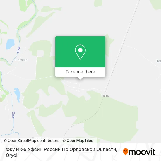 Фку Ик-6 Уфсин России По Орловской Области map