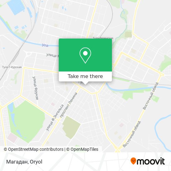 Магадан map
