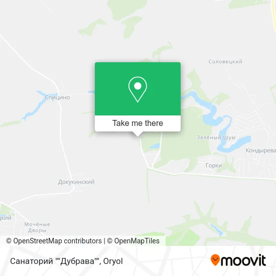 Санаторий ""Дубрава"" map
