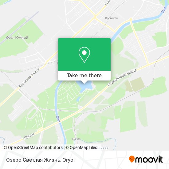 Озеро Светлая Жизнь map