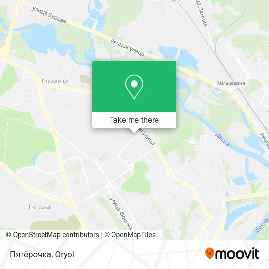 Пятёрочка map