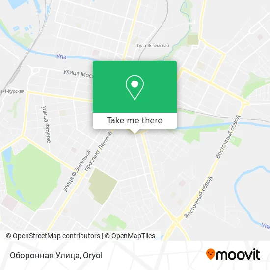 Оборонная Улица map