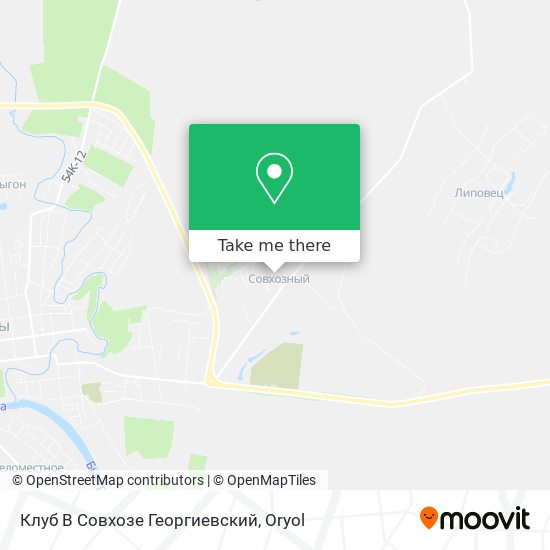 Клуб В Совхозе Георгиевский map
