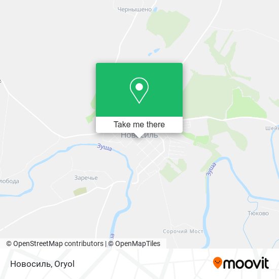 Новосиль map