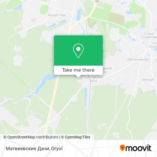 Матвеевские Дачи map
