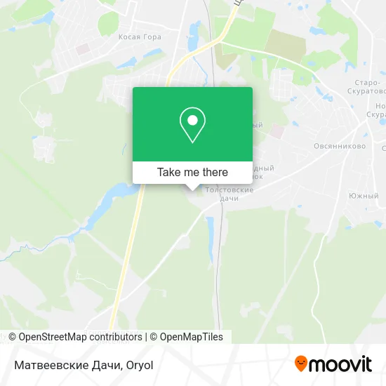 Матвеевские Дачи map