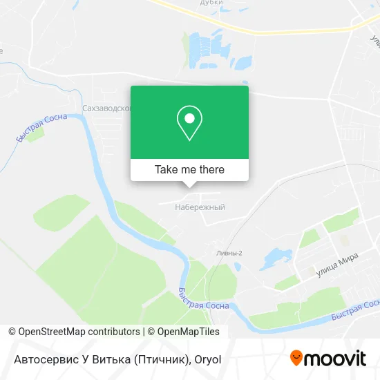 Автосервис У Витька (Птичник) map