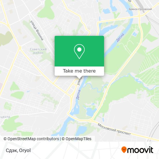 Сдэк map