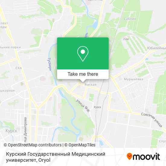 Курский Государственный Медицинский университет map