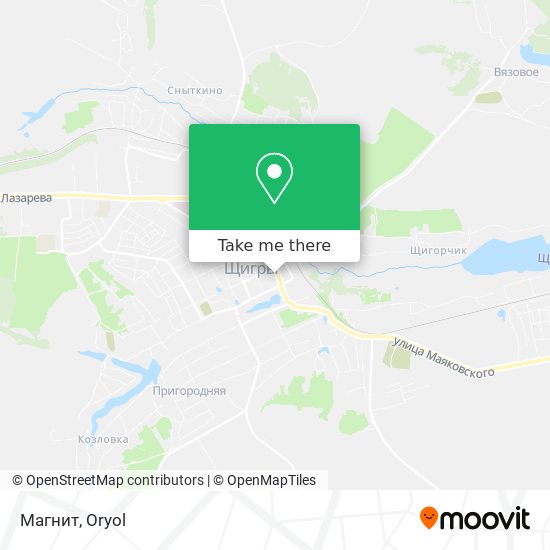 Магнит map