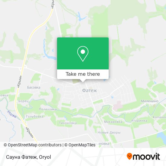 Сауна Фатеж map