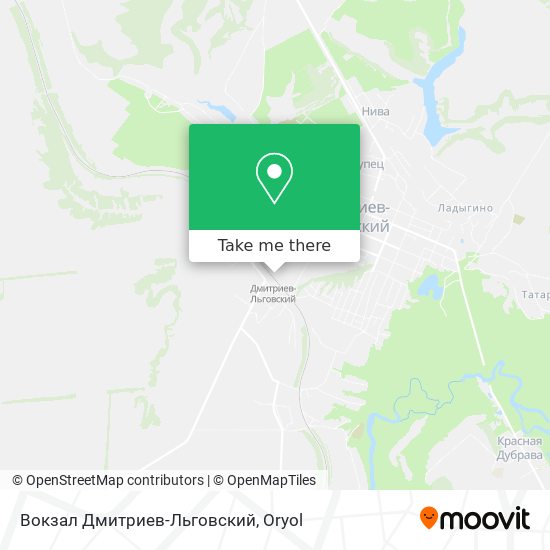 Вокзал Дмитриев-Льговский map