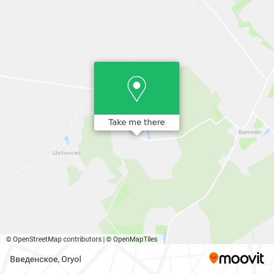 Введенское map