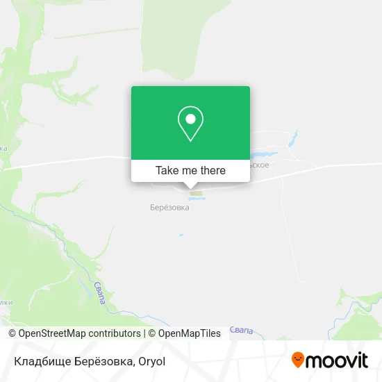Кладбище Берёзовка map