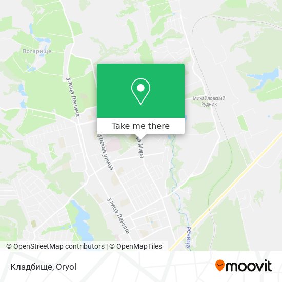 Кладбище map