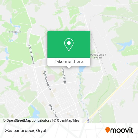 Железногорск map