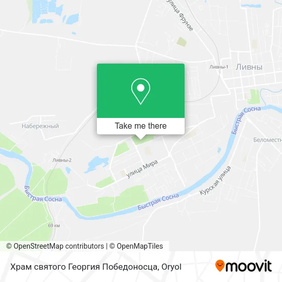 Храм святого Георгия Победоносца map
