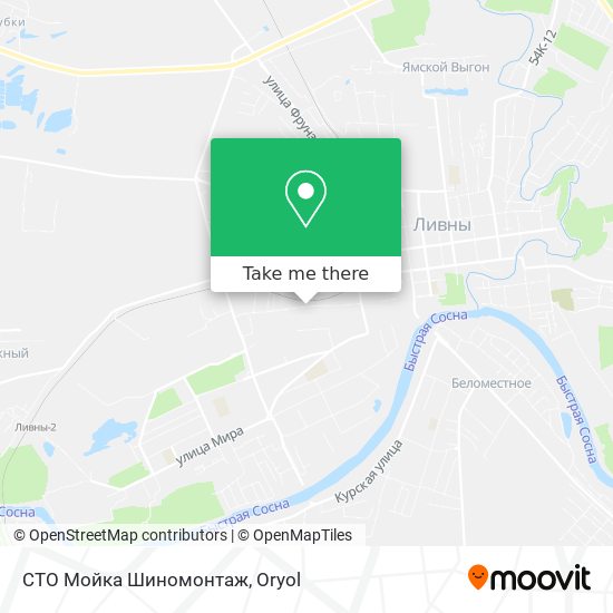 СТО Мойка Шиномонтаж map