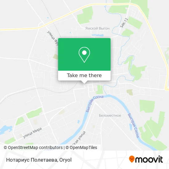 Нотариус Полетаева map