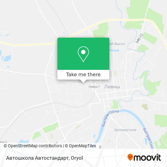 Автошкола Автостандарт map